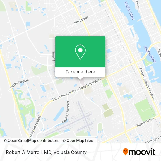 Robert A Merrell, MD map