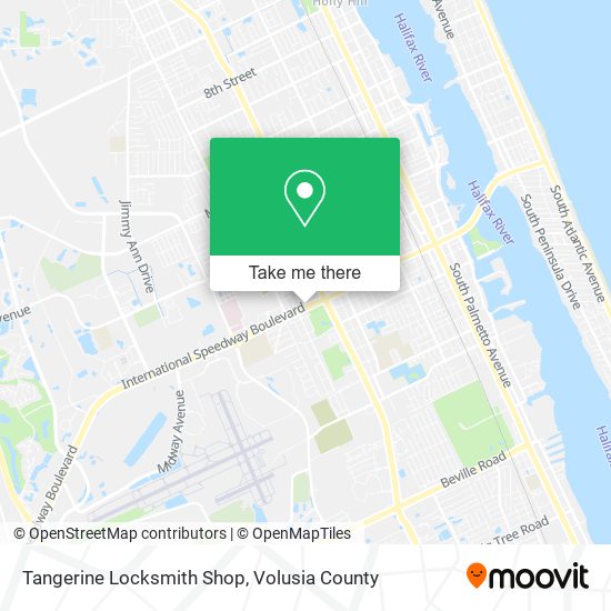 Tangerine Locksmith Shop map