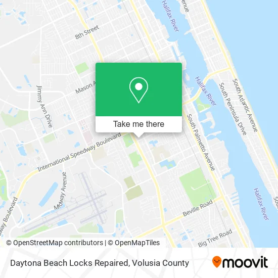 Daytona Beach Locks Repaired map