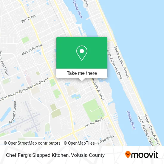 Chef Ferg's Slapped Kitchen map