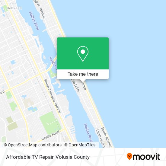 Affordable TV Repair map
