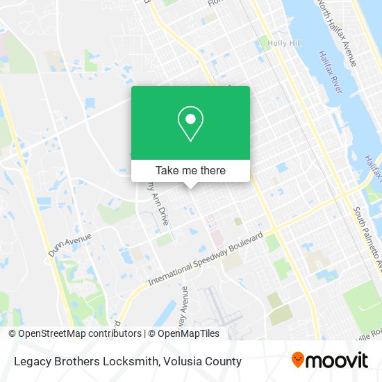 Mapa de Legacy Brothers Locksmith