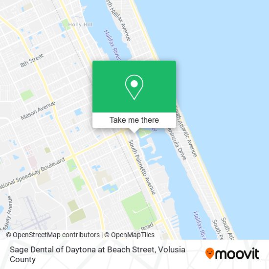 Sage Dental of Daytona at Beach Street map