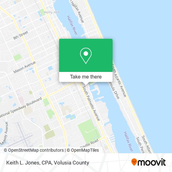 Keith L. Jones, CPA map