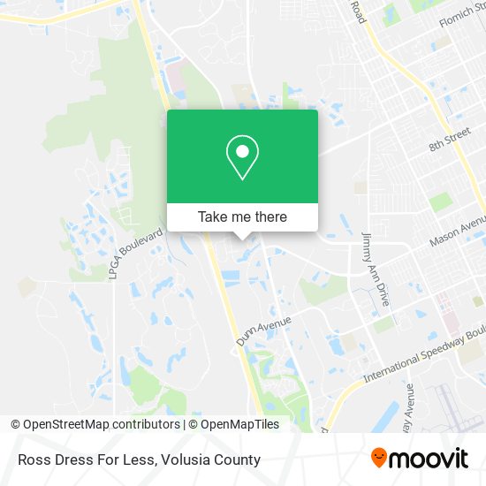 Mapa de Ross Dress For Less