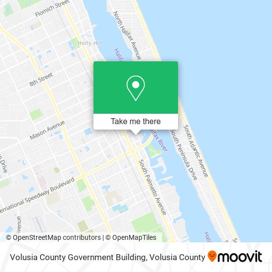 Volusia County Government Building map