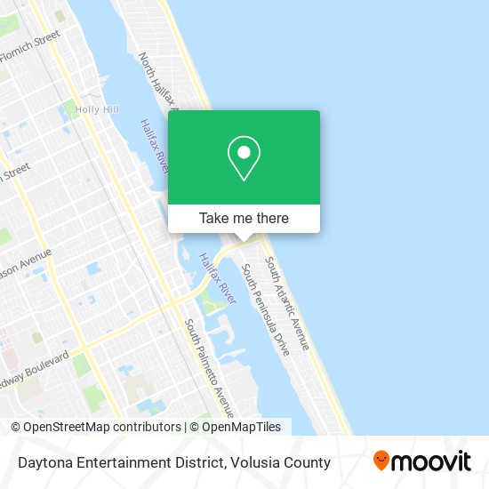 Daytona Entertainment District map