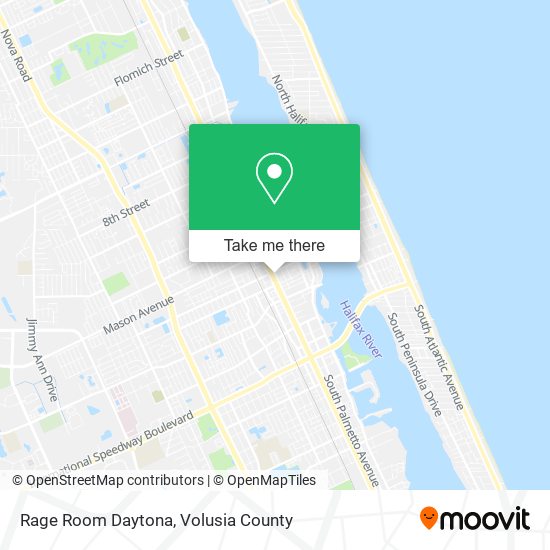 Rage Room Daytona map