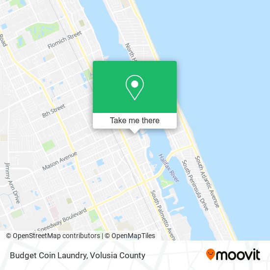 Mapa de Budget Coin Laundry