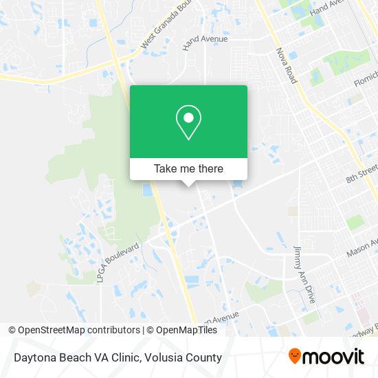 Mapa de Daytona Beach VA Clinic
