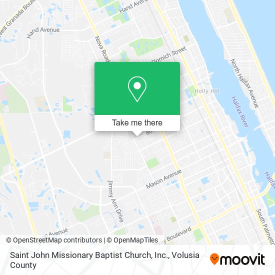 Saint John Missionary Baptist Church, Inc. map