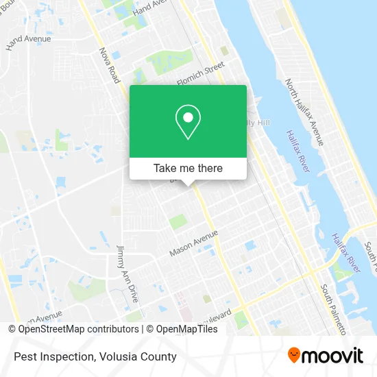 Pest Inspection map