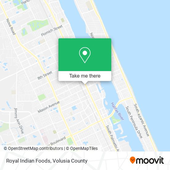 Royal Indian Foods map