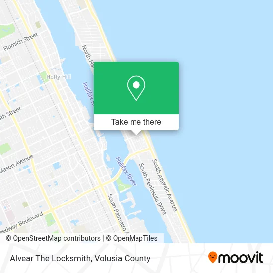 Alvear The Locksmith map