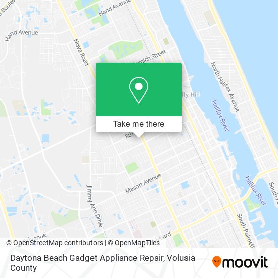 Daytona Beach Gadget Appliance Repair map