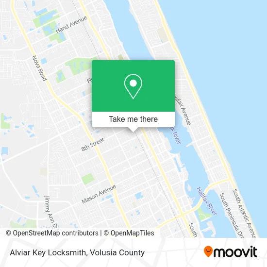 Alviar Key Locksmith map