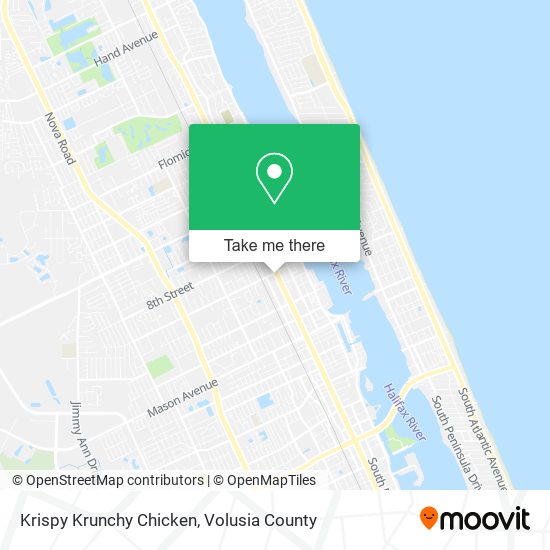 Mapa de Krispy Krunchy Chicken
