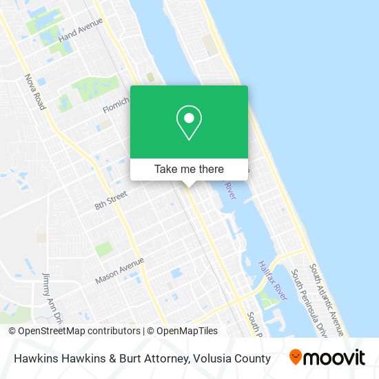 Hawkins Hawkins & Burt Attorney map