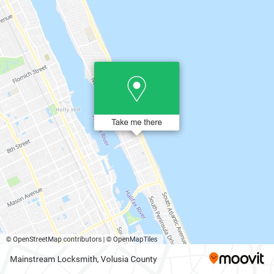 Mapa de Mainstream Locksmith