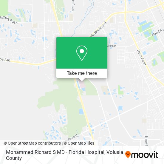 Mapa de Mohammed Richard S MD - Florida Hospital