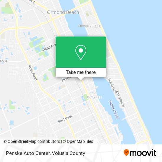 Penske Auto Center map