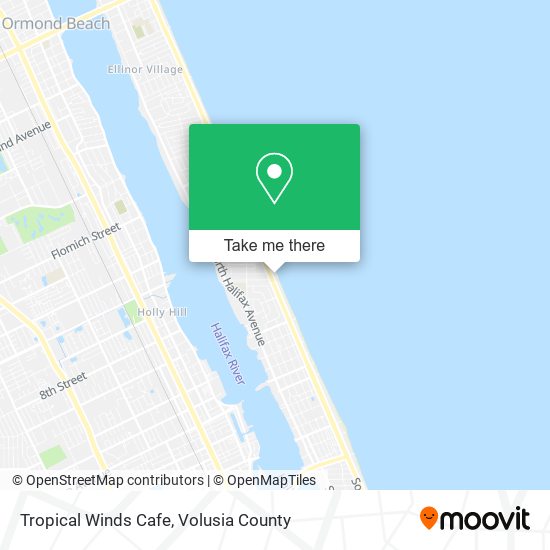 Mapa de Tropical Winds Cafe