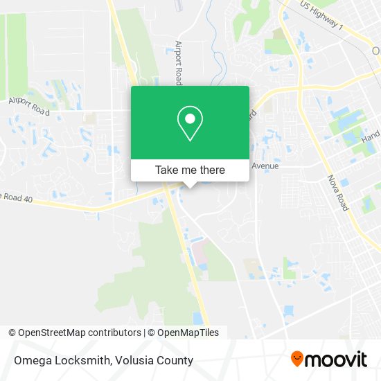Mapa de Omega Locksmith