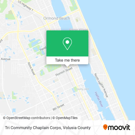 Tri Community Chaplain Corps map