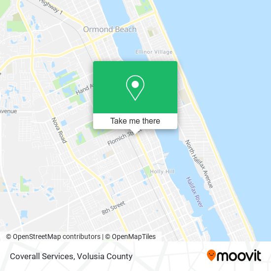 Mapa de Coverall Services