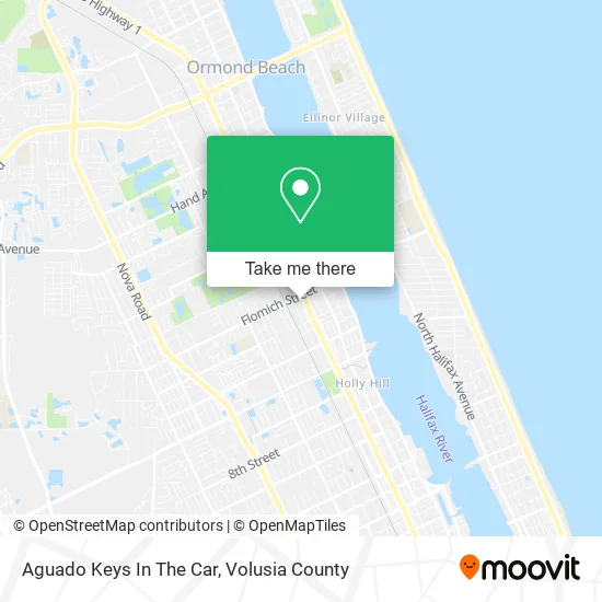Mapa de Aguado Keys In The Car