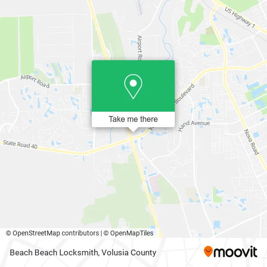 Beach Beach Locksmith map