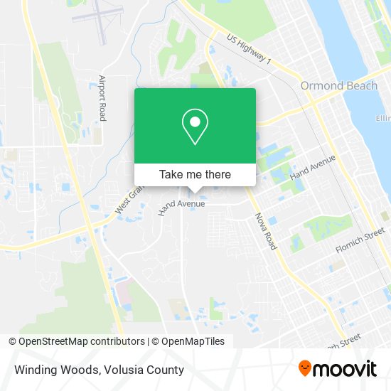 Mapa de Winding Woods