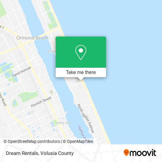 Dream Rentals map