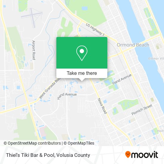 Mapa de Thiel's Tiki Bar & Pool