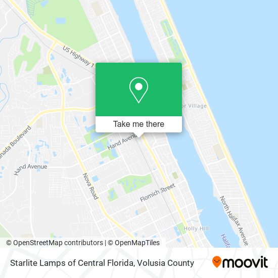 Starlite Lamps of Central Florida map