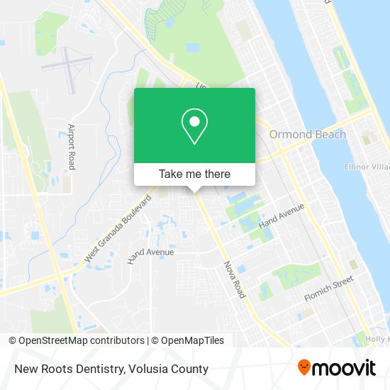 Mapa de New Roots Dentistry