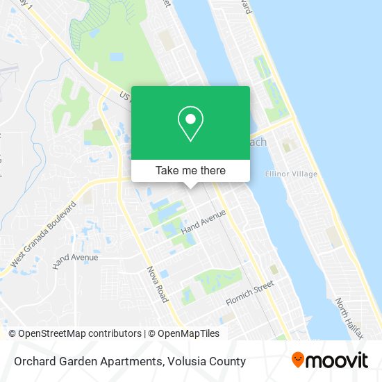 Mapa de Orchard Garden Apartments