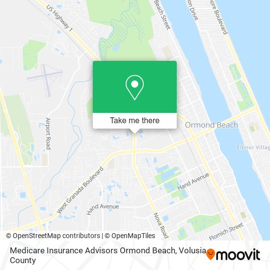 Mapa de Medicare Insurance Advisors Ormond Beach