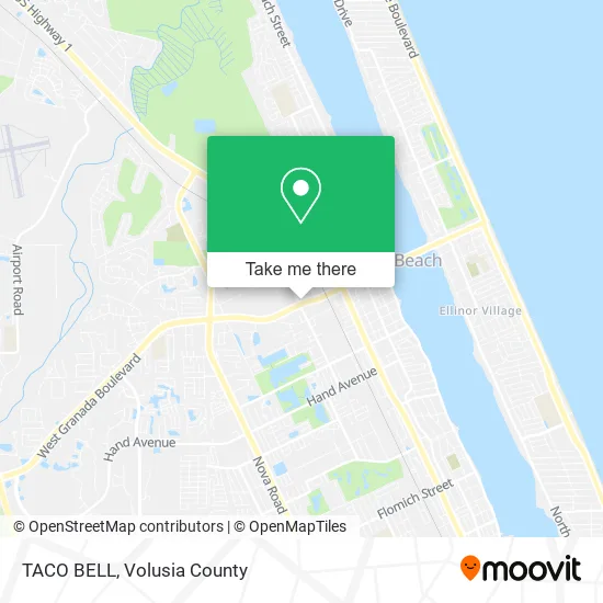 TACO BELL map
