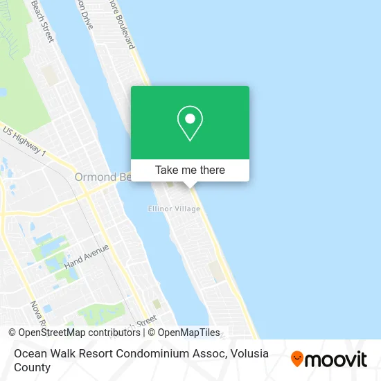Ocean Walk Resort Condominium Assoc map