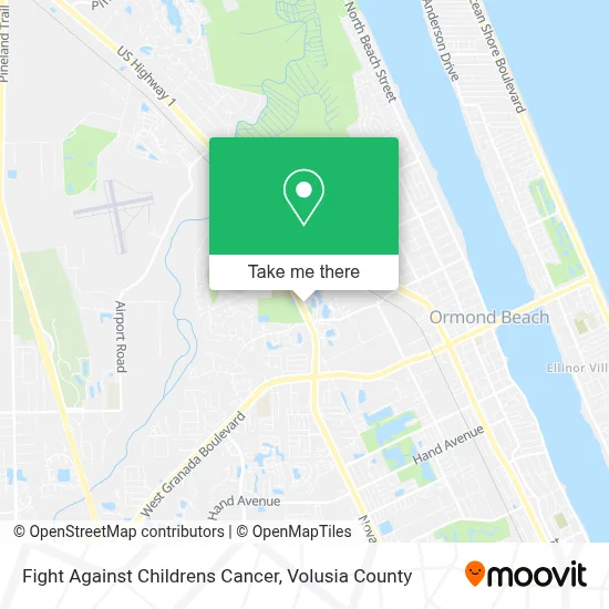 Fight Against Childrens Cancer map