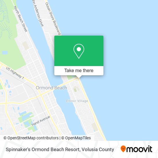 Spinnaker's Ormond Beach Resort map