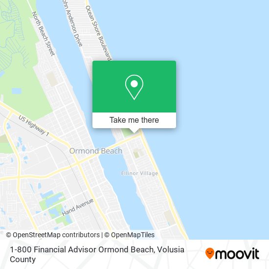 Mapa de 1-800 Financial Advisor Ormond Beach