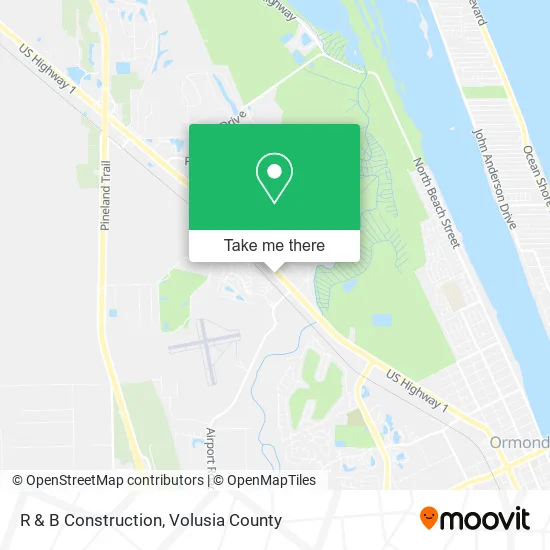 R & B Construction map