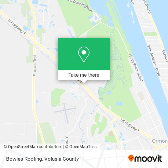 Mapa de Bowles Roofing