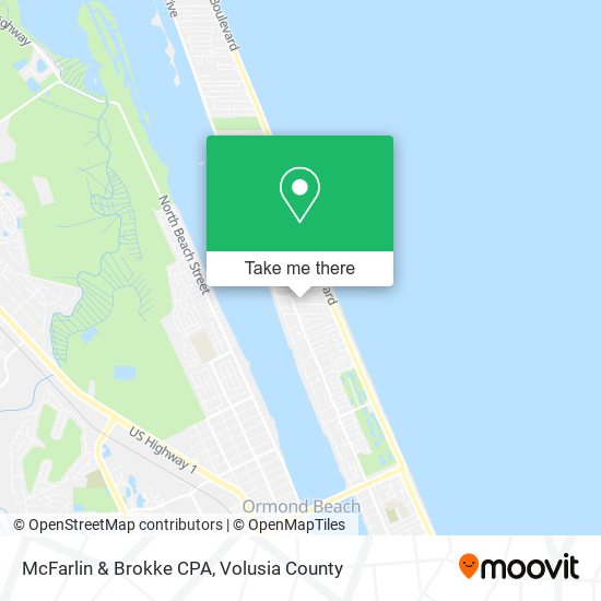 Mapa de McFarlin & Brokke CPA
