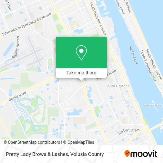 Pretty Lady Brows & Lashes map