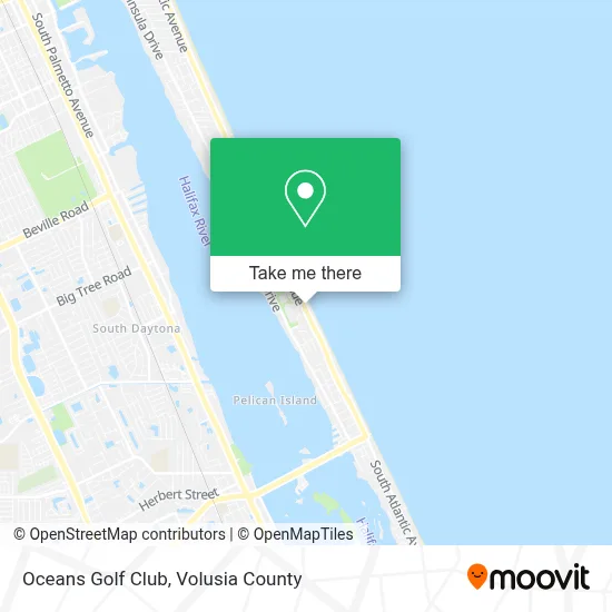 Oceans Golf Club map