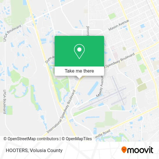HOOTERS map