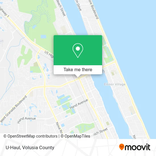 U-Haul map